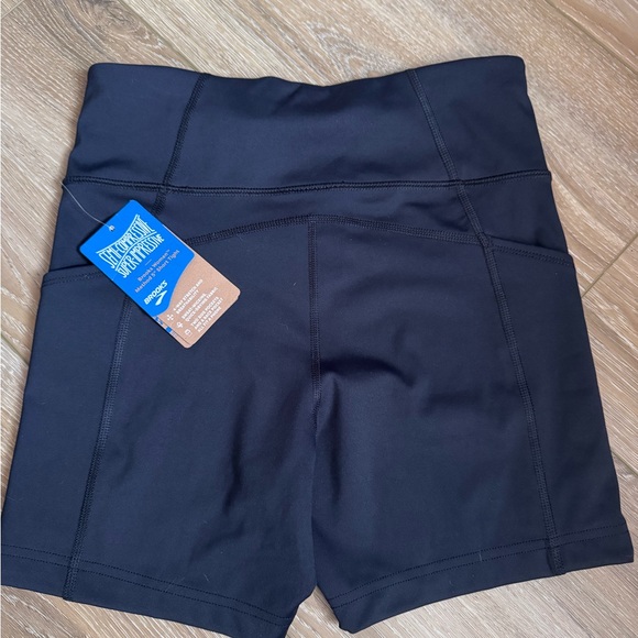 Brooks Black High-Rise Bike Shorts with Side Pockets METHOD 5" SHORT TIGHT nwt - Picture 6 of 6